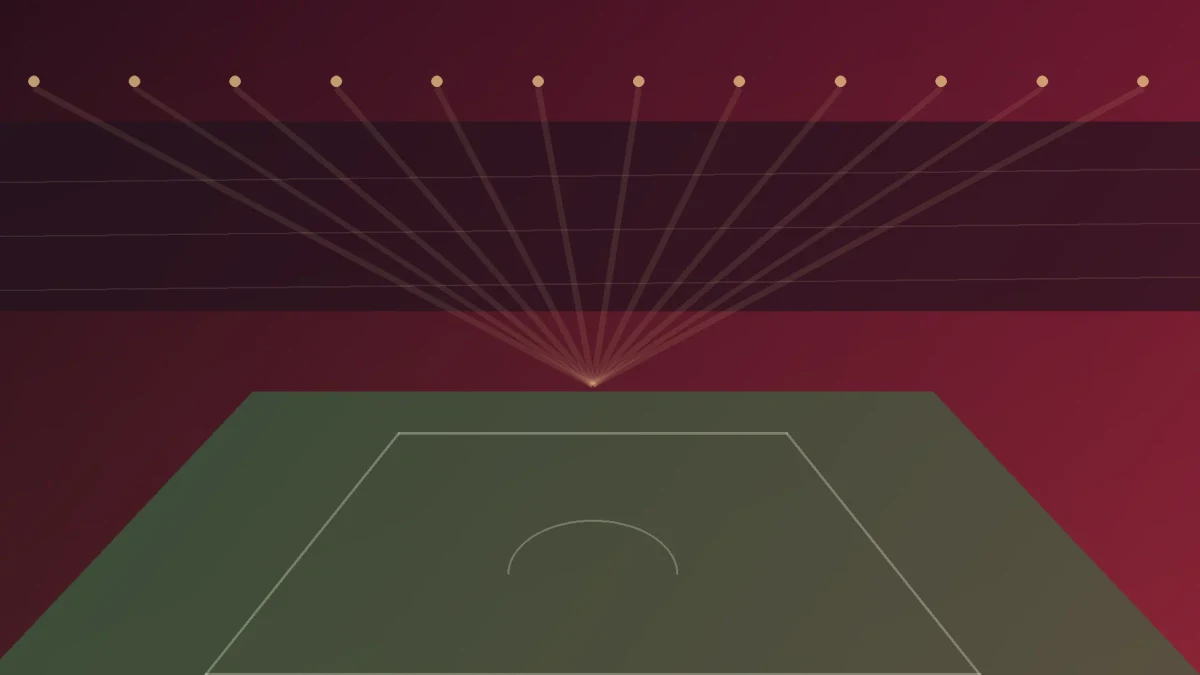 La Liga ottelutunnelmaa espanjalaisella stadionilla